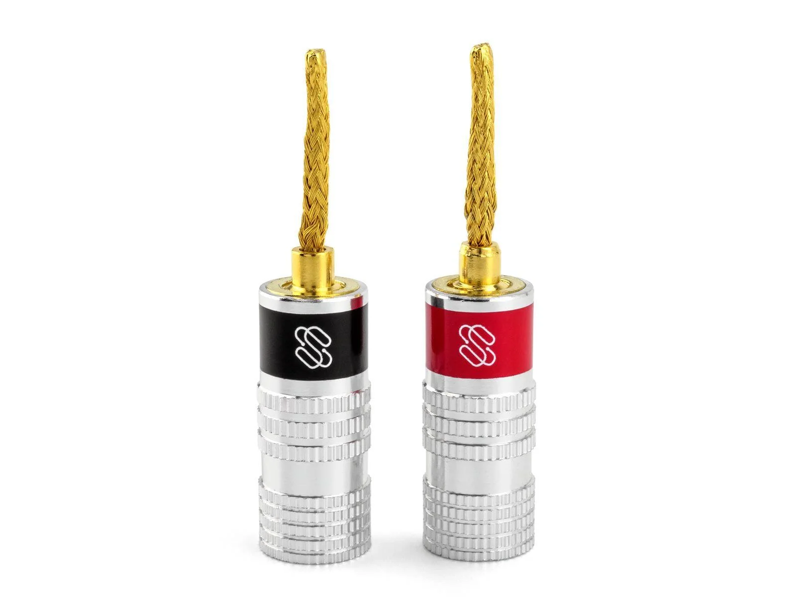 Silverback Flex Pin Connectors(2025) for Speaker Wire – Dual-Screw, 24k Gold, Spring Terminal Speaker Wire Connectors (Up to 10 AWG) - Image 7
